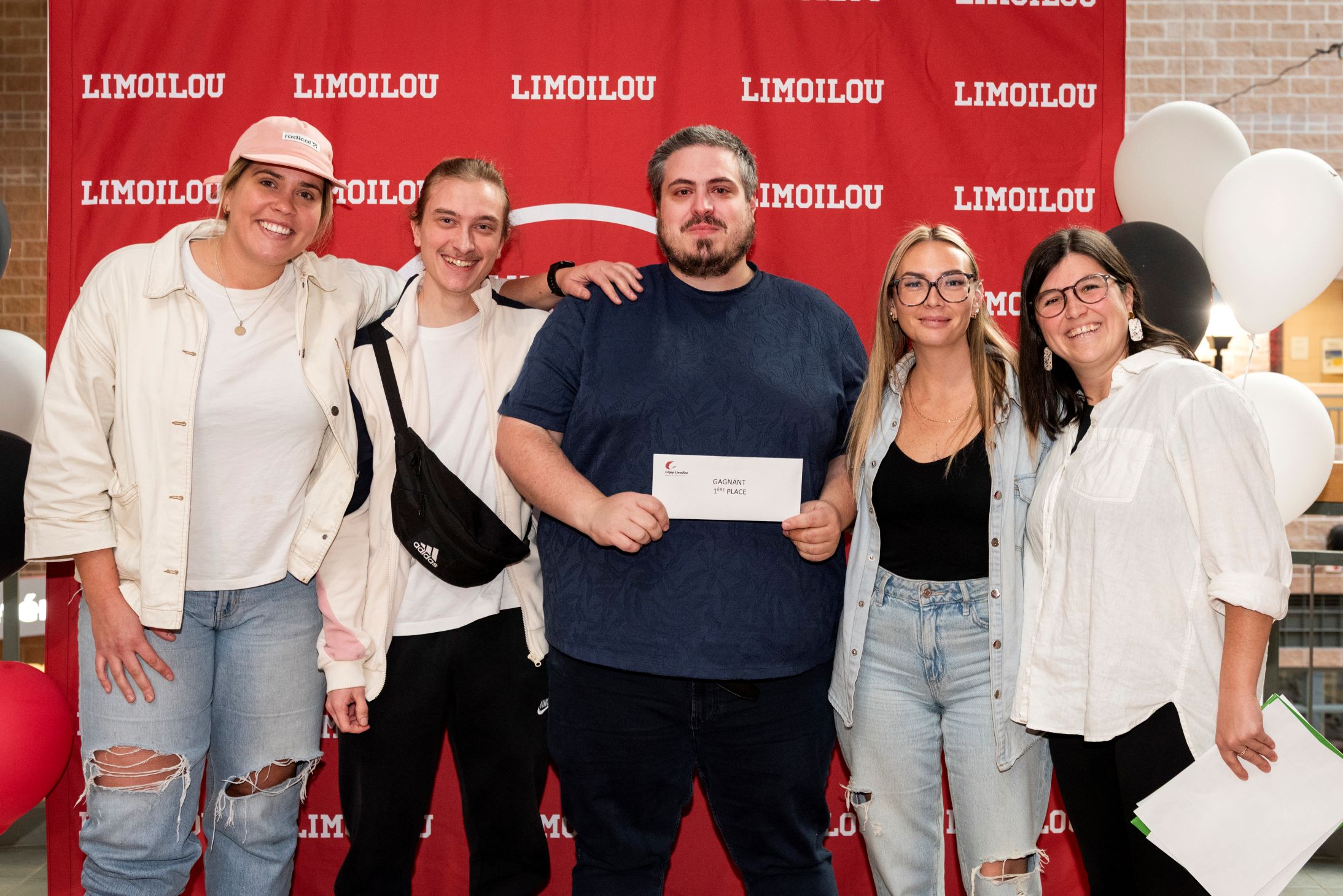 Gagnants de la 1ère place : Loïc Mousquès et Kevin Malandain du Cégep Beauce-Appalaches