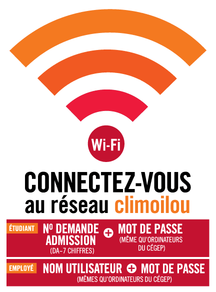 wifi Connectz-vous au réseau climoilou