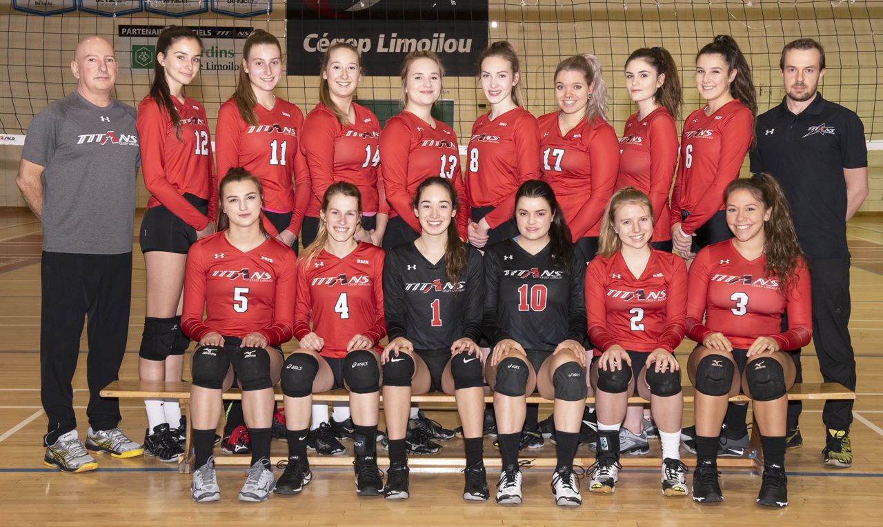 Équipe 2018-2019 volleyball féminin division 2