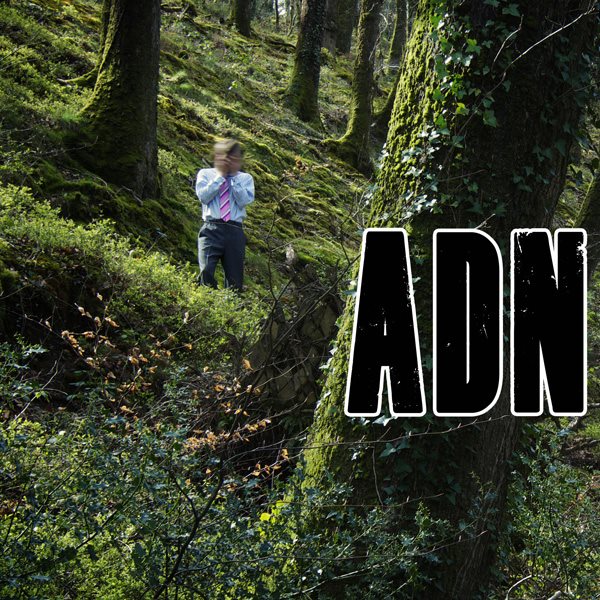 Visuel pièce théâtre ADN jeune homme forêt