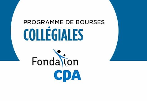 Logo Fondation CPA et programme de bourses collégiales