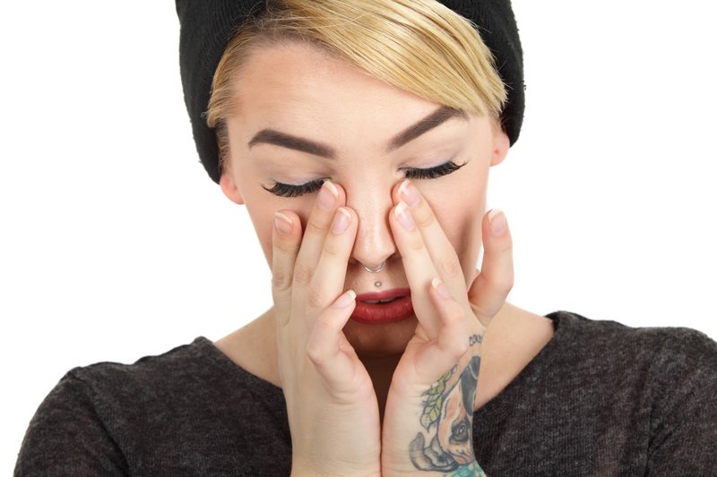 Fille stressée