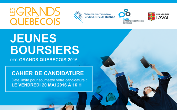 Jeunes boursiers des grands québécois 2016