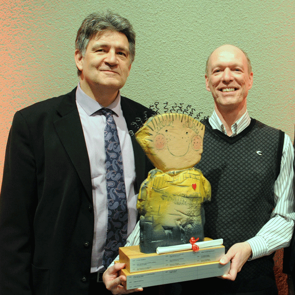 Gilles Perron et Michel Saucier avec le Ti-Ben