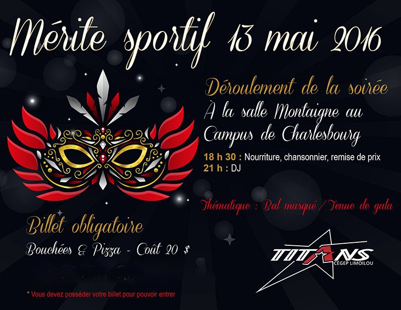 Affiche mérite sportif 2016
