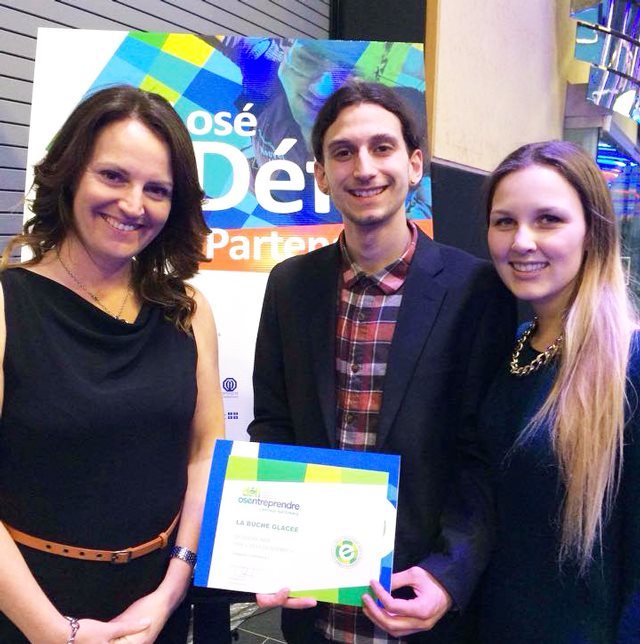 Valérie Huppé, Sara-Jeanne Bouchard et Philippe Larouche