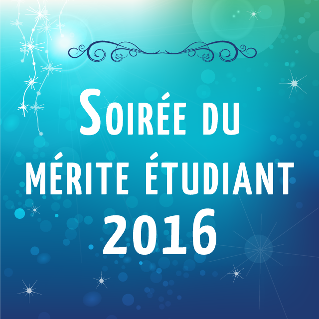 Mérite étudiant 2016