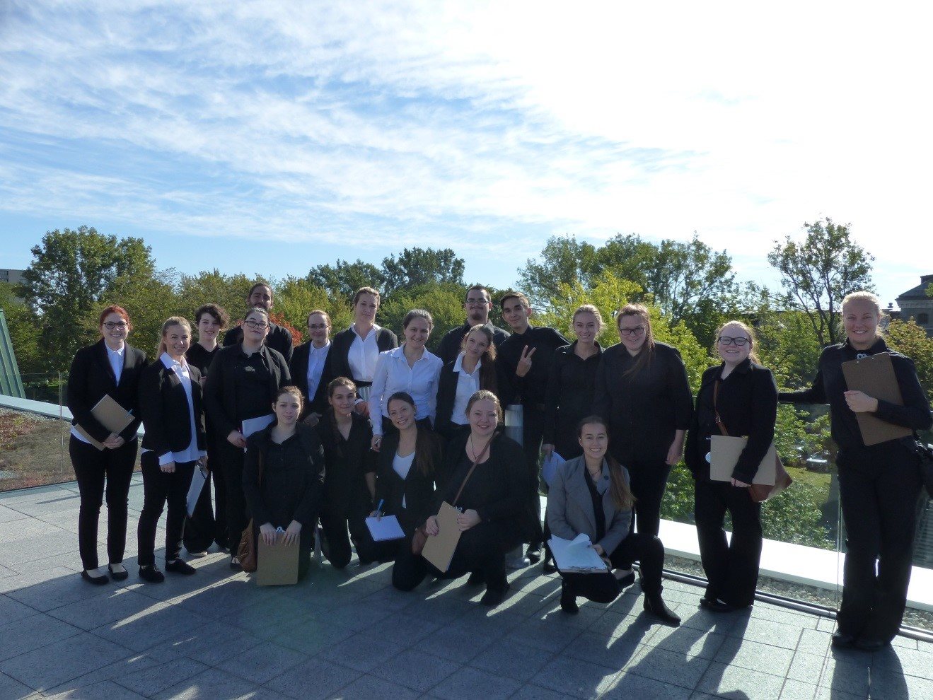 Étudiants tourisme musée beaux-arts