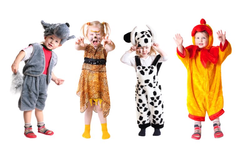 Enfants déguisés halloween
