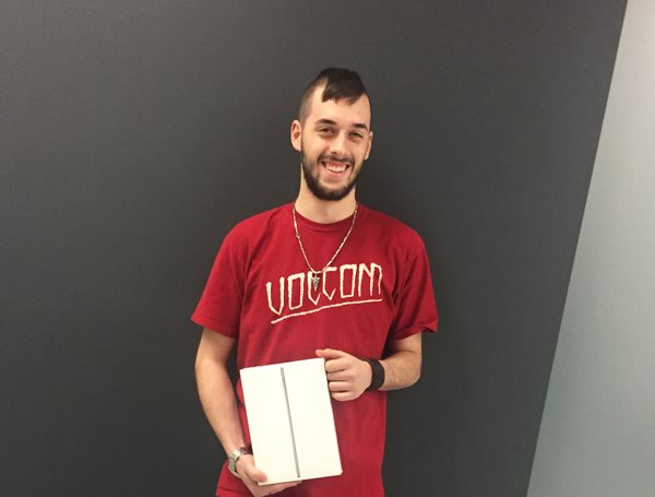 Gagnant iPad Portes ouvertes - James Garant
