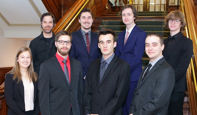 Étudiants au Forum étudiant 2017