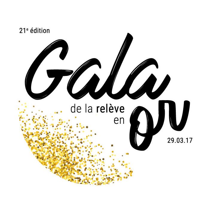 Logo Gala de la relève en or 2017