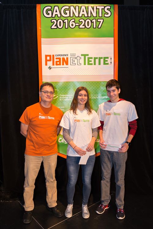 Équipe 1re position édition 2017 Plan et Terre