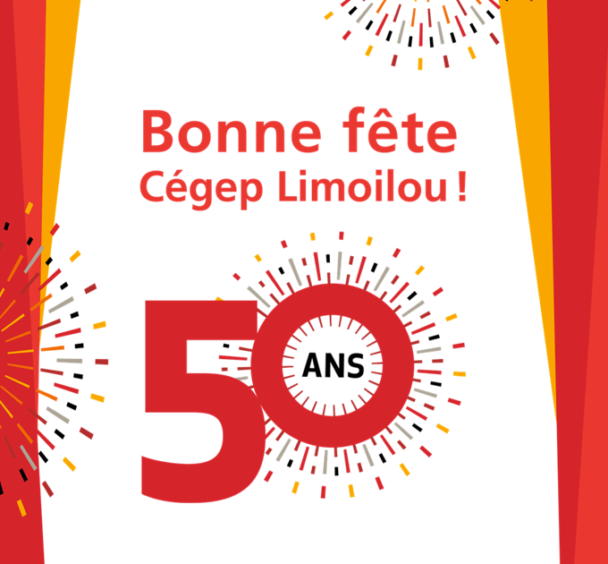 Logo 50e anniversaire du Cégep Limoilou