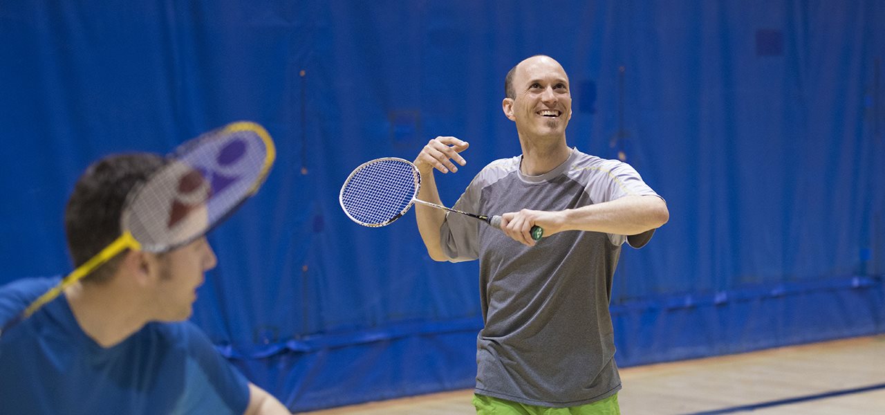 Match de badminton