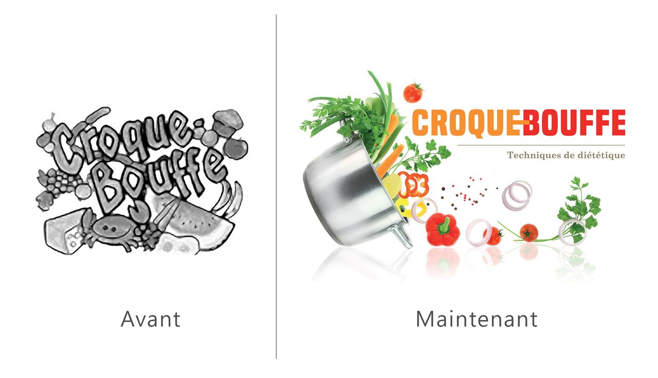 Logo Croque-Bouffe avant après