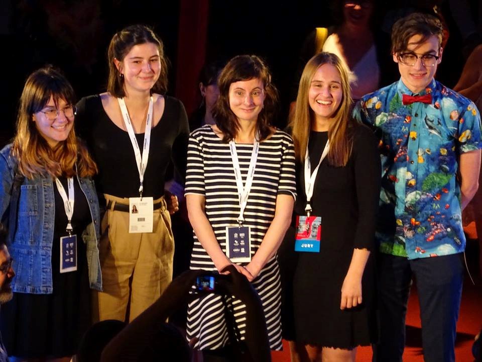 Zia Boucher-Mercure et collègues lors du Festival de cinéma de Québec 2017
