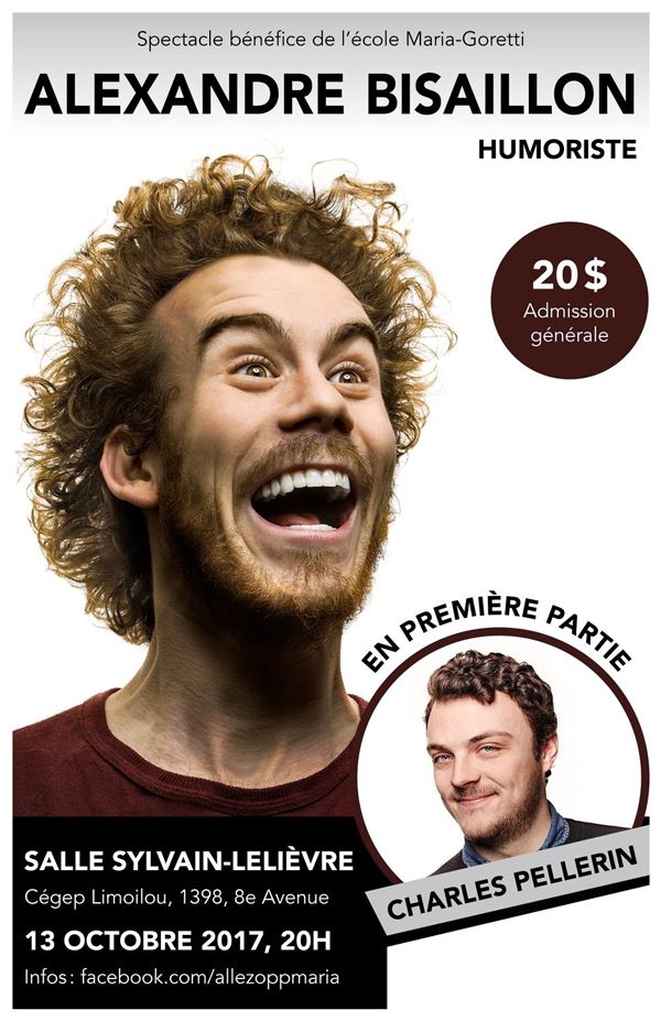 Affiche Alexandre Bisaillon