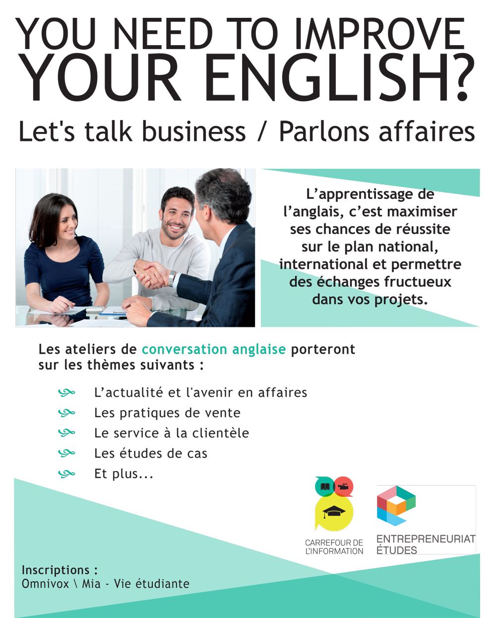 You need to improve your english?