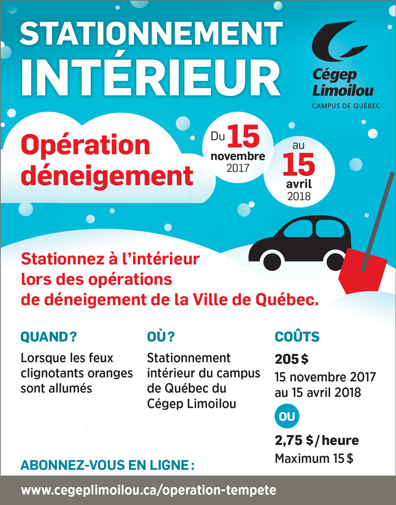 Affiche opération déneignement