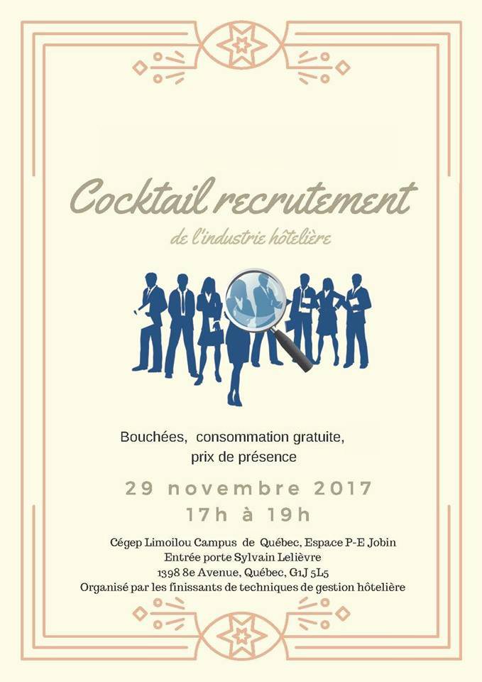 Cocktail recrutement 29 novembre 2017