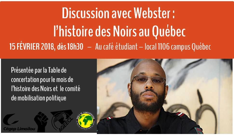 Discussion avec Webster : l'histoire des Noirs au Québec