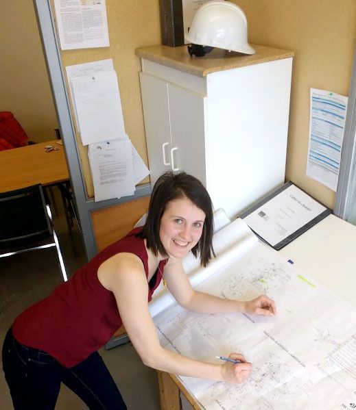 Sabrina Picard au travail
