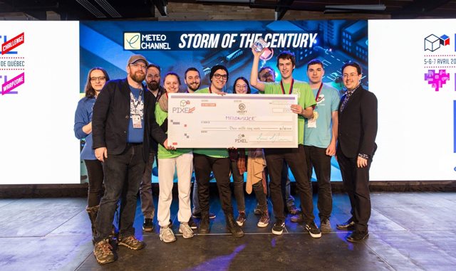 Gagnants Pixel Challenge 5-7 avril 2018 Le Terminal du Port de Québec