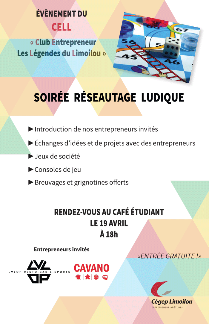 Jeux ludiques affiche