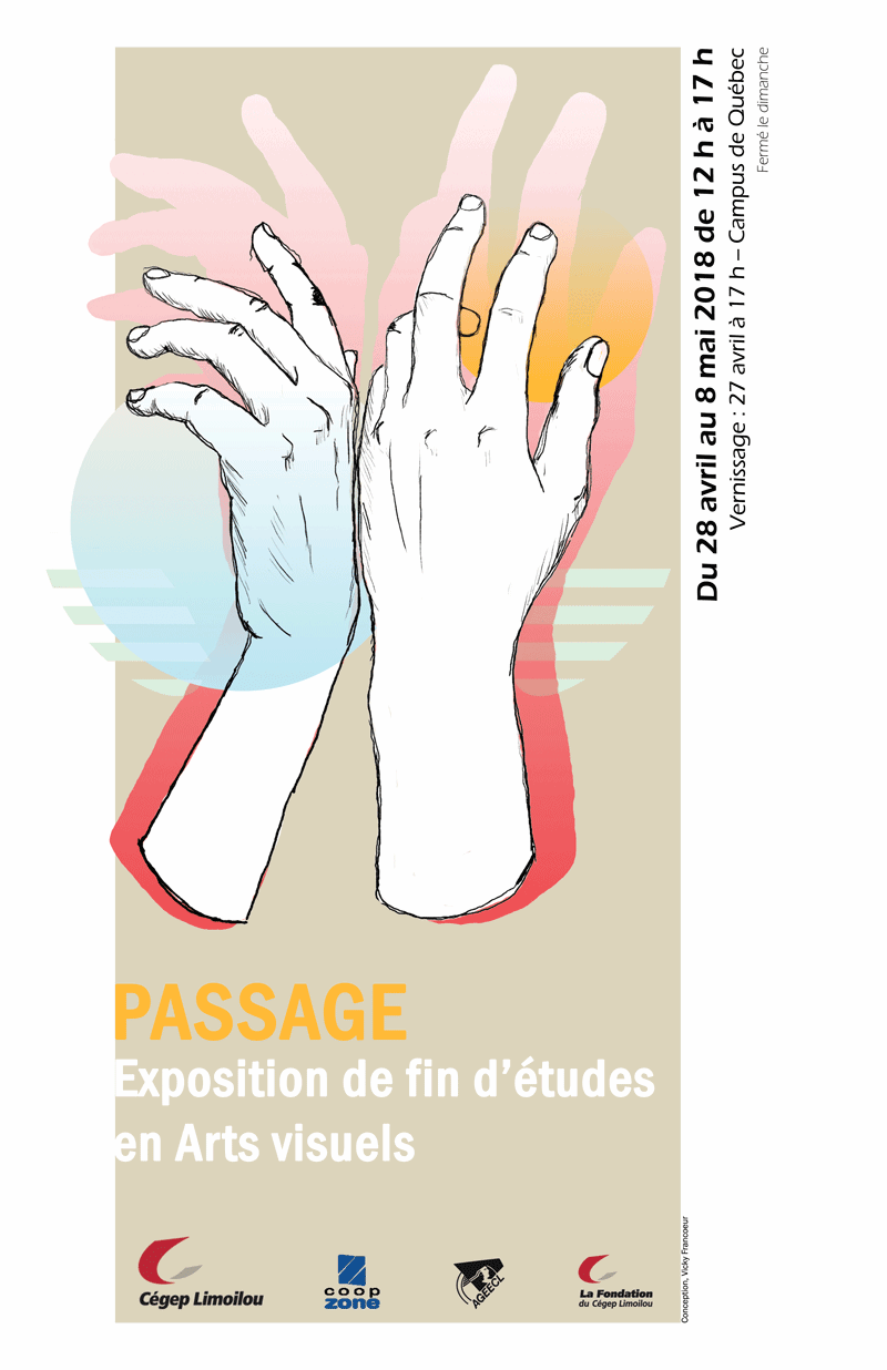 Exposition en arts visuels 2018 affiche