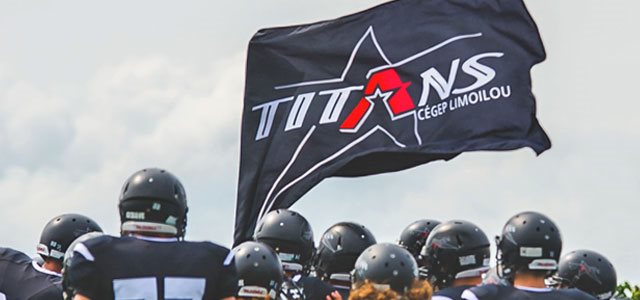 Titans équipe foot drapeau