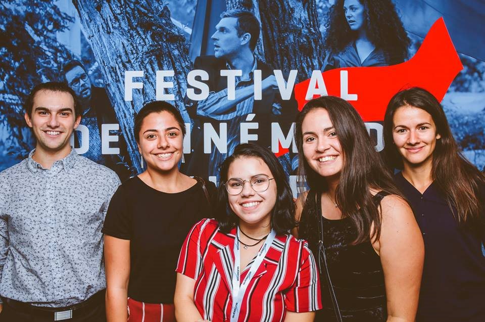 Étudiants collégiaux qui participent au festival de cinéma de Québec 2018