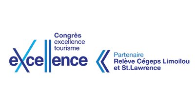 Logo Congrès excellence tourisme Partenaire Relève Cégeps Limoilou et St.Lawrence