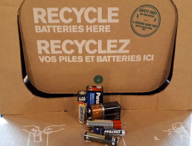 Recyclez vos piles et vos batteries ici