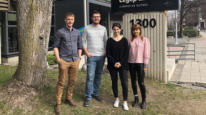 Étudiants de l'University of British Columbia en séjour au Cégep Limoilou