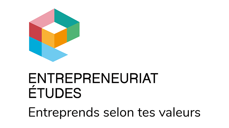 Logo d'Entrepreneuriat-études, entreprends selon tes valeurs