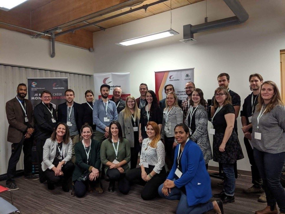 Les participants au Reverse Pitch