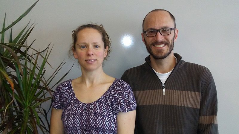 Isabelle Picard et Alexandre Deschambault, enseignants de biologie du Cégep