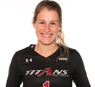 Maude Poitras Mérite scolaire Volleyball féminin division 2