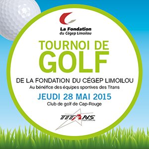 Affiche tournoi de golf 2015
