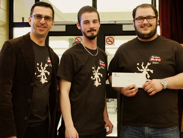 Christian Tremblay, Sébastien Morin et Francis Paradis