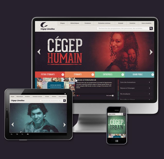 Dévoilement du blogue - Ordinateur, tablette et mobile