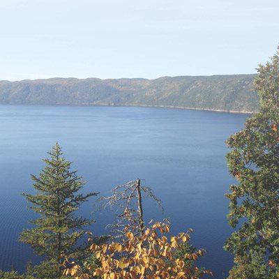 Vue dans le Nord du Canada