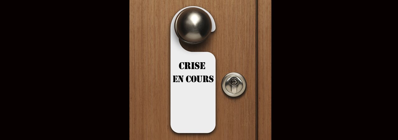 Porte crise en cours