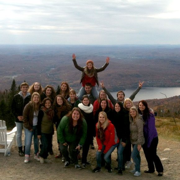 Des étudiants en Technique de tourisme à Tremblant