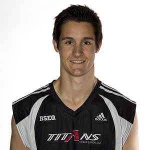 Laurent Mailhot, joueur de volleyball des Titans du Cégep Limoilou