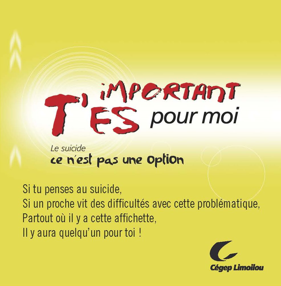 T'es important pour moi!