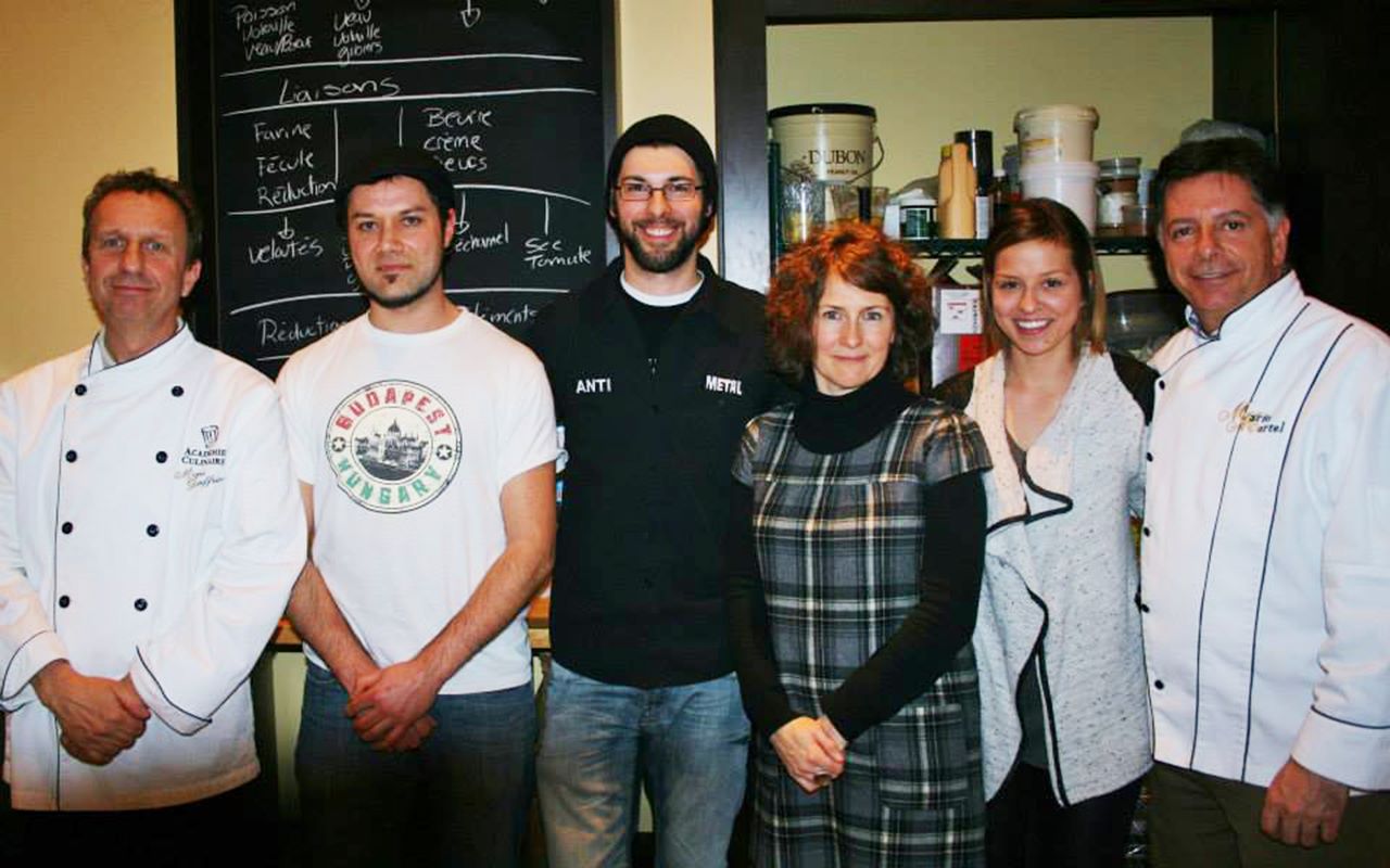 Gagnants de la finale régionale de Moi, je cuisine accompagnés du jury
