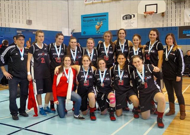 Finalistes au champ provincial de basket