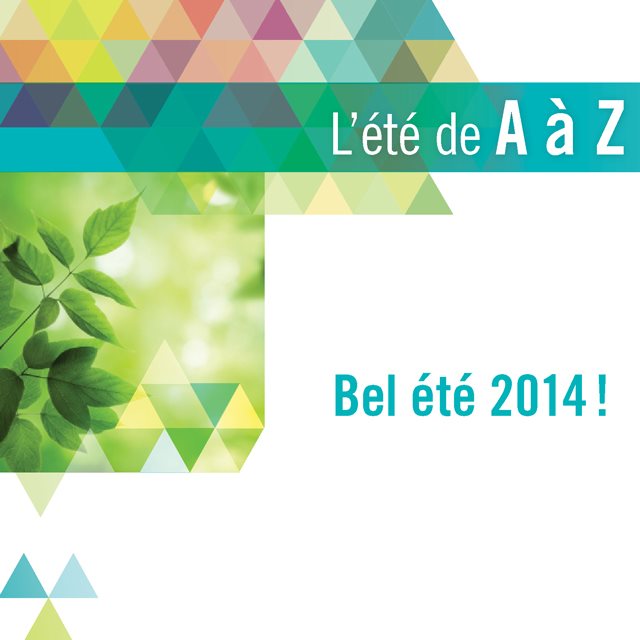 une partie du couvert du bulletin L'été de A à Z